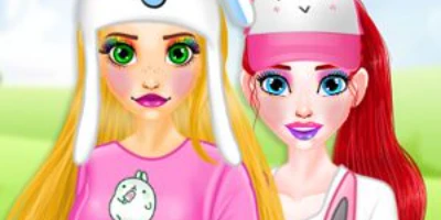 खेलें Ariel and Rapunzel Easter Hurly-Burly