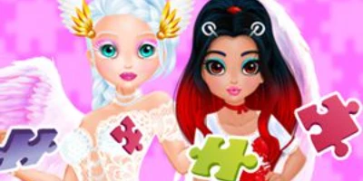 खेलें Puzzles - Princesses and Angels New Look