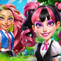 खेलें Princesses at Horror School