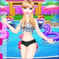 Summer Pool Party Fashion play large gif