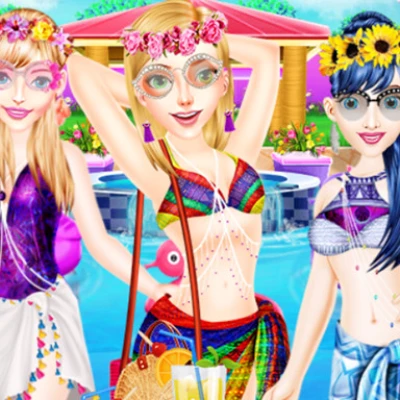 играть Summer Pool Party Fashion